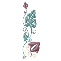 Flower Ornament Machine Embroidery design