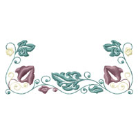 Flower Ornament Machine Embroidery design