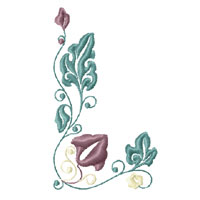 Flower Ornament Machine Embroidery design