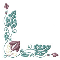 Flower Ornament Machine Embroidery design