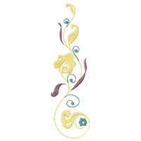 Flower Ornament Machine Embroidery design