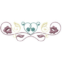 Flower Ornament Machine Embroidery design