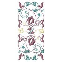 Flower Ornament Machine Embroidery design