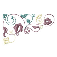 Flower Ornament Machine Embroidery design