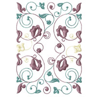 Flower Ornament Machine Embroidery design