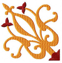 Tile Machine Embroidery Design