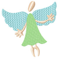 Funky Angels Machine Embroidery design