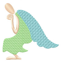 Funky Angels Machine Embroidery design