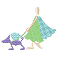 Funky Angels Machine Embroidery design