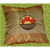 Classic Pillows with Flowers Backets