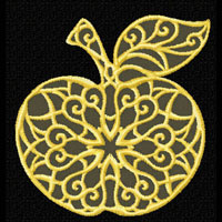 Apple Machine Embroidery design
