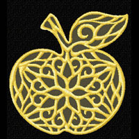 Apple Machine Embroidery design