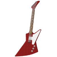 Guitar  Machine Embroidery design