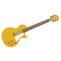 Guitar  Machine Embroidery design