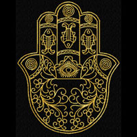 Hamsa Machine Embroidery Design