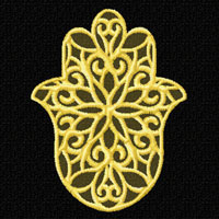 Lacy hamsa Machine Embroidery Designs