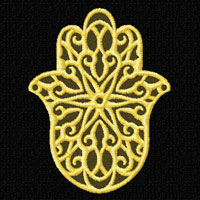 Lacy hamsa  Machine Embroidery Designs