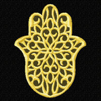 Lacy hamsa  Machine Embroidery Designs