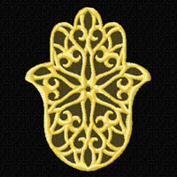 Lacy hamsa  Machine Embroidery Designs