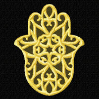 Lacy hamsa  Machine Embroidery Designs