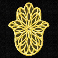 Lacy hamsa  Machine Embroidery Designs