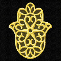 Lacy hamsa  Machine Embroidery Designs