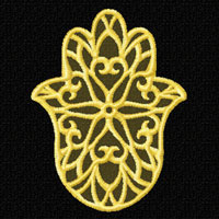 Lacy hamsa  Machine Embroidery Designs