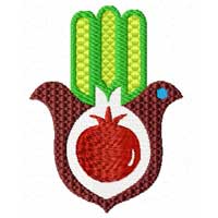 Dove Hamsa Seven Spices Machine embroidery designs set