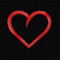 Heart Machine Embroidery Design