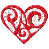 Heart Machine Embroidery design