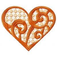 Heart Machine Embroidery design