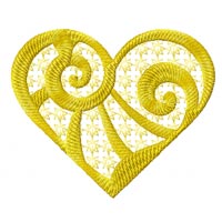 Heart Machine Embroidery design