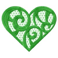 Heart Machine Embroidery design