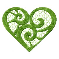 Heart Machine Embroidery design