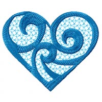 Heart Machine Embroidery design