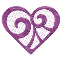 Heart Machine Embroidery design