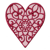 Lacy Hearts Machine Embroidery Designs