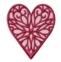 Lacy Hearts  Machine Embroidery Designs