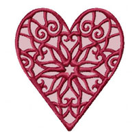 Lacy Hearts  Machine Embroidery Designs