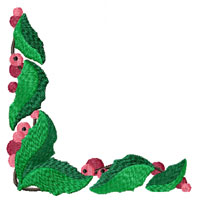 Holly Berry Machine Embroidery design