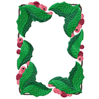 Holly Berry Machine Embroidery design