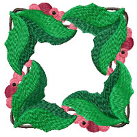 Holly Berry Machine Embroidery design