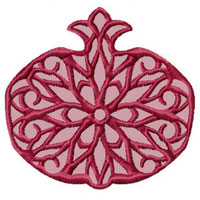 Pomegranate Machine Embroidery design