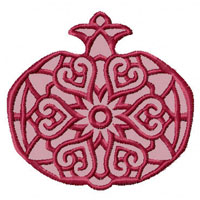 Pomegranate Machine Embroidery design