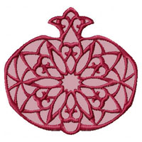 Pomegranate Machine Embroidery design