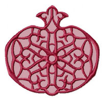 Pomegranate Machine Embroidery design