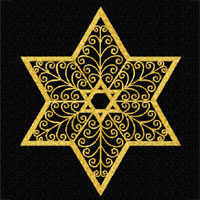Star of David Machine Embroidery Design
