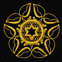 Star of David Quilt Blocks Machine Embroidery Designs
