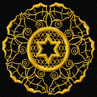 Star of David Quilt Blocks Machine Embroidery Designs
