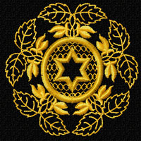 Star of David Quilt Blocks Machine Embroidery Designs
